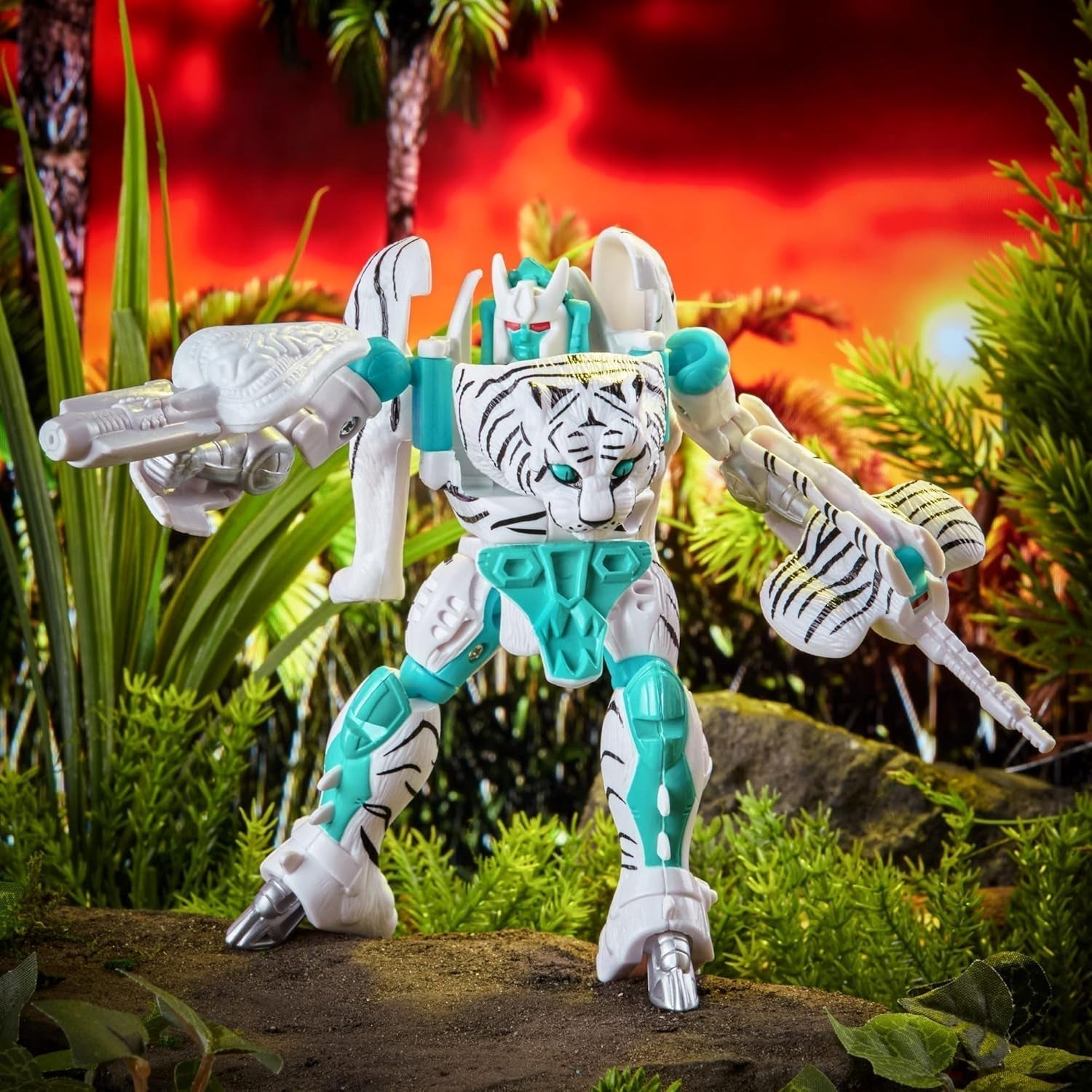 Transformers Toy Vintage Beast Wars, akční figurka Tigatron ke sběru (12,5 cm), pro dospělé a děti 8+, F4225, vícenásobné, univerzální akční figurky Naty Shop