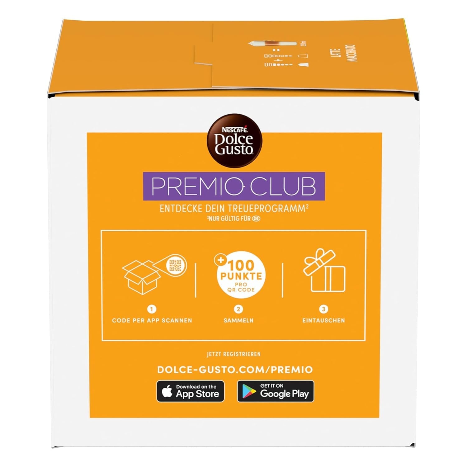 NESCAFÉ DOLCE GUSTO Latte Macchiato Kaffeekapseln 3er Pack (3 x 16 kapslí)