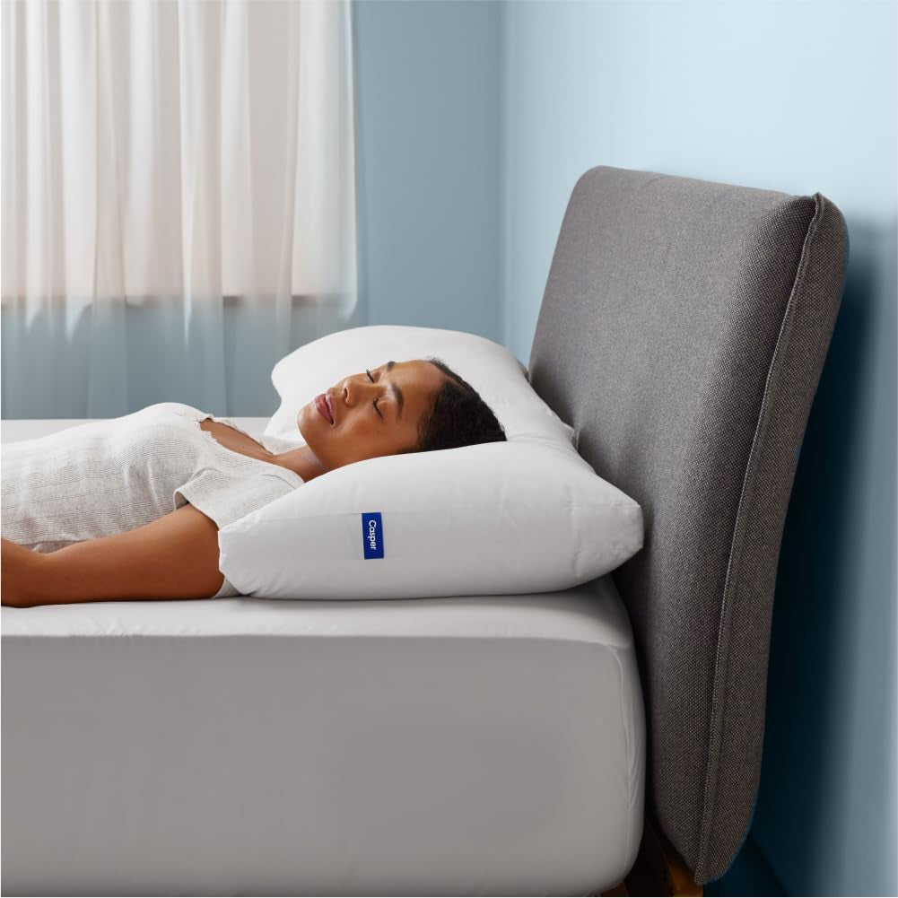 Casper Sleep Essential Polštář na spaní, King, White Naty Shop standardní polštáře