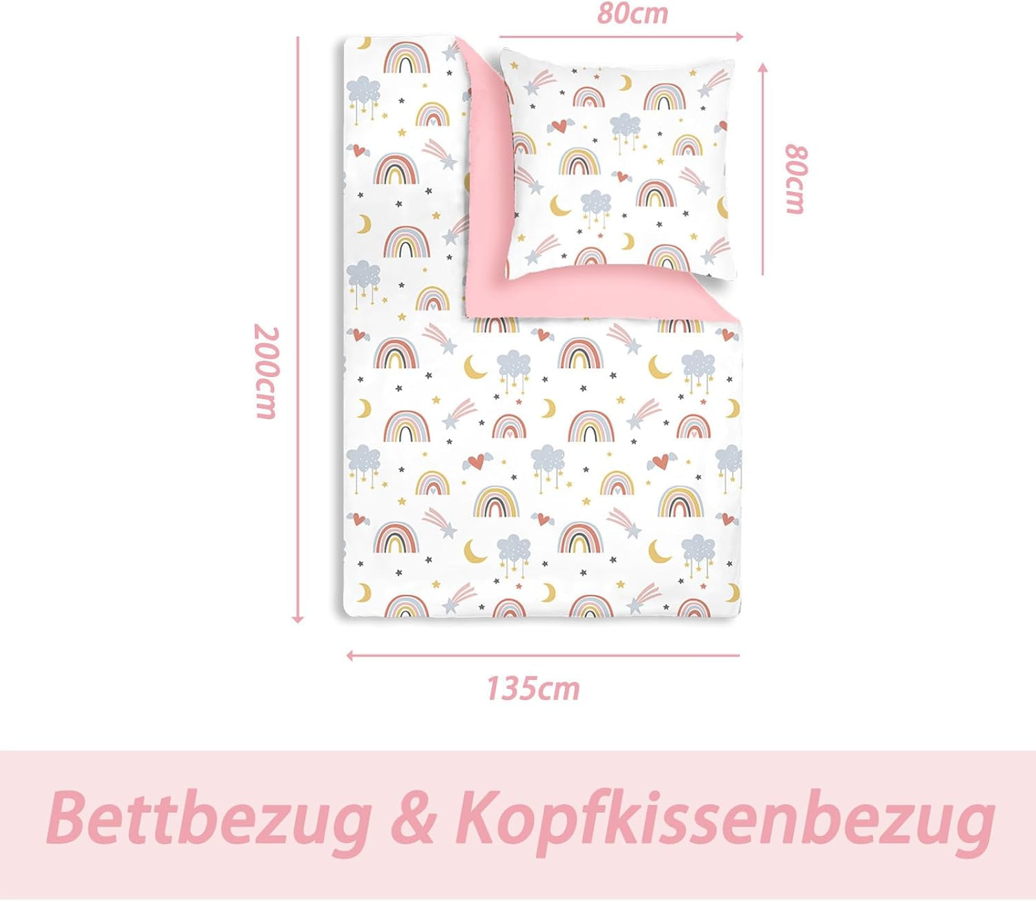 Dětské povlečení, Rainbow, mikrovlákno Povlečení - dětské Naty Shop