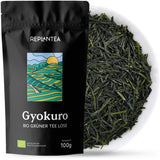 Bio japonský zelený čaj Gyokuro (100 g) | Prémiový sypaný čaj | Rafinovaná chuť umami a jemná sladkost | PŘESADIT
