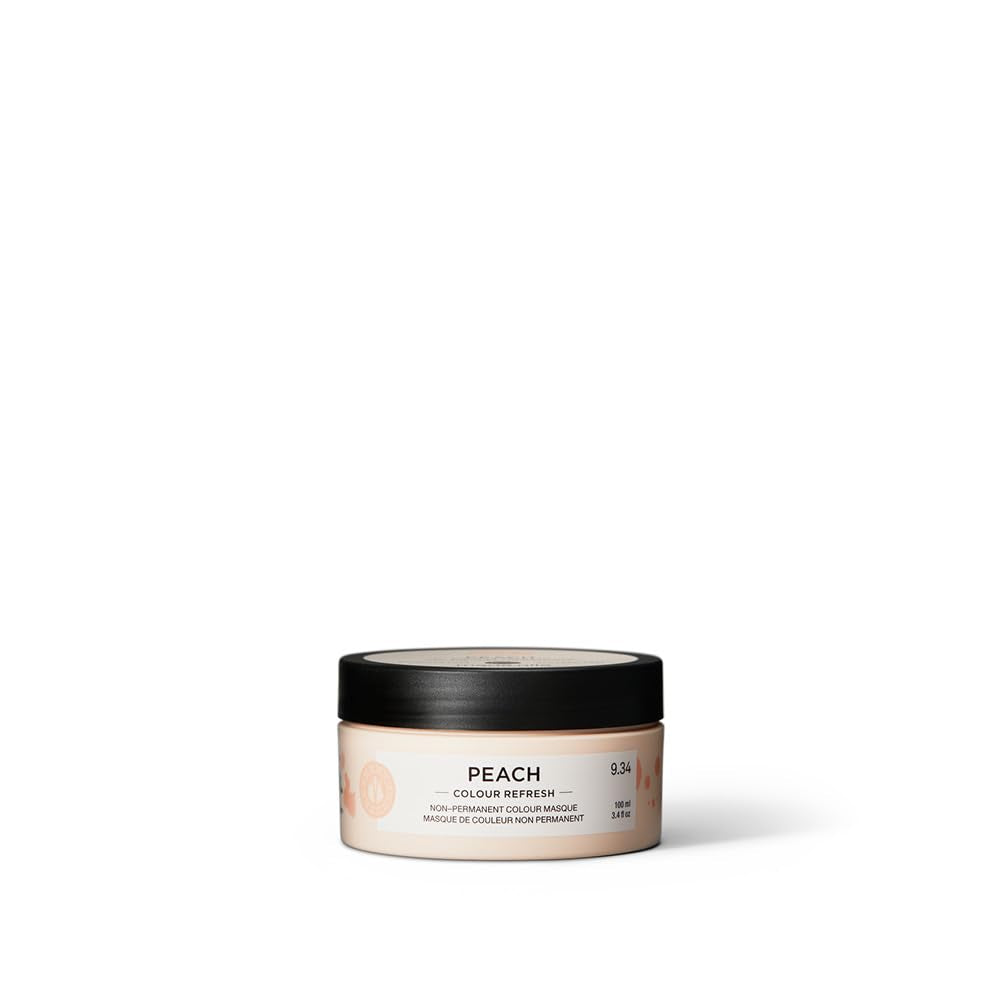 Maria Nila Color Refresh 300 ml - Vyživující barevná bomba obsahující dočasné barvicí pigmenty, které rychle osvěží barvu vlasů. 100% vegan. Bez sulfátů a bez parabenů. Barva na vlasy Naty Shop Peach