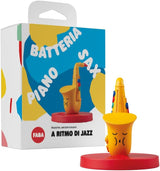 Zvuková figura - jazzový rytmus - hudba, písničky a zvuky, vzdělávací obsah hračka, chlapci a dívky od 0 let, italská verze Bebe Naty Shop hračky