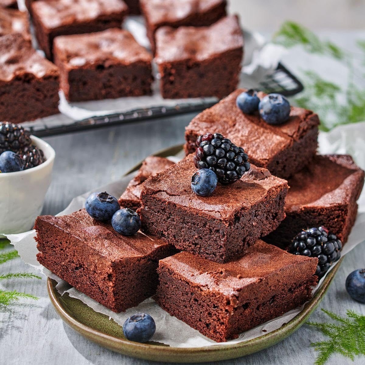 Funcakes Mix Für Cake Brownies: Einfach Zu Berübenen, Für Brownies Und Schokoladenkuchen Mit Reichem Schokoladengeschmack, Halal., 1 kg Směs na pečení a vaření Naty Shop