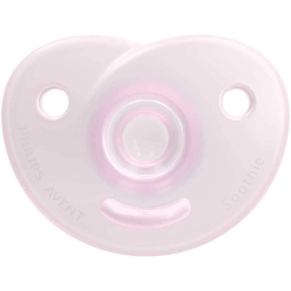 Philips AVENT Soothie - dudlík bez BPA pro děti ve věku 0-6 měsíců, růžový/světle růžový (model SCF099/22)
