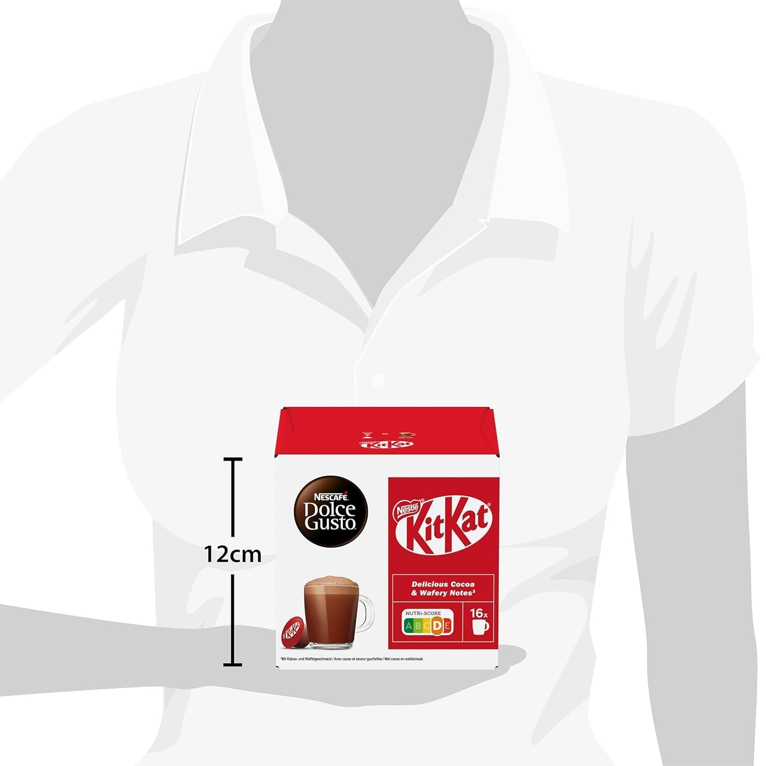NESCAFÉ DOLCE GUSTO Kitkat Kaffeekapseln 3er Pack (3 x 16 kapslí)