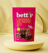 Bettr Organic Brownie Mix - Bio, Vegan Und Glutenfreie Brownies Mit Reichhaltigem Kakaogeschmack - 400 G - 15 porcí Naty Shop
