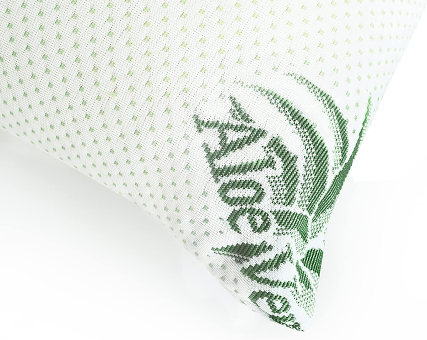 Mister Sandman Ergonomický polštář 40X80, Polštář na krk s povlakem na polštář Aloe Vera, Polštář Visco Perfektní pro žaludeční spáče, Zádové a boční spáče, Polštář z paměťové pěny Krční ortopedické polštáře Naty Shop