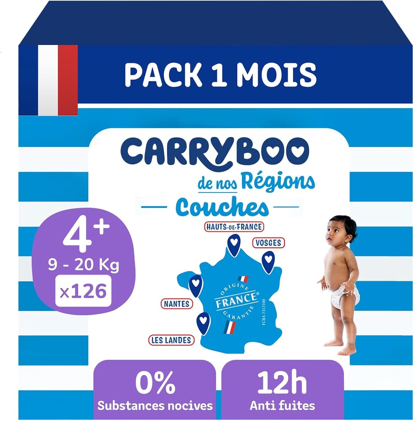 - Velikost plen 4+ (9-20 kg) - zdravé a vysoce savé - 12 hodin nepropustné - žádné nežádoucí látky - vyrobeno ve Francii - přijatelná cena - 126 jednorázových plen