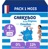 - Velikost plen 4+ (9-20 kg) - zdravé a vysoce savé - 12 hodin nepropustné - žádné nežádoucí látky - vyrobeno ve Francii - přijatelná cena - 126 jednorázových plen