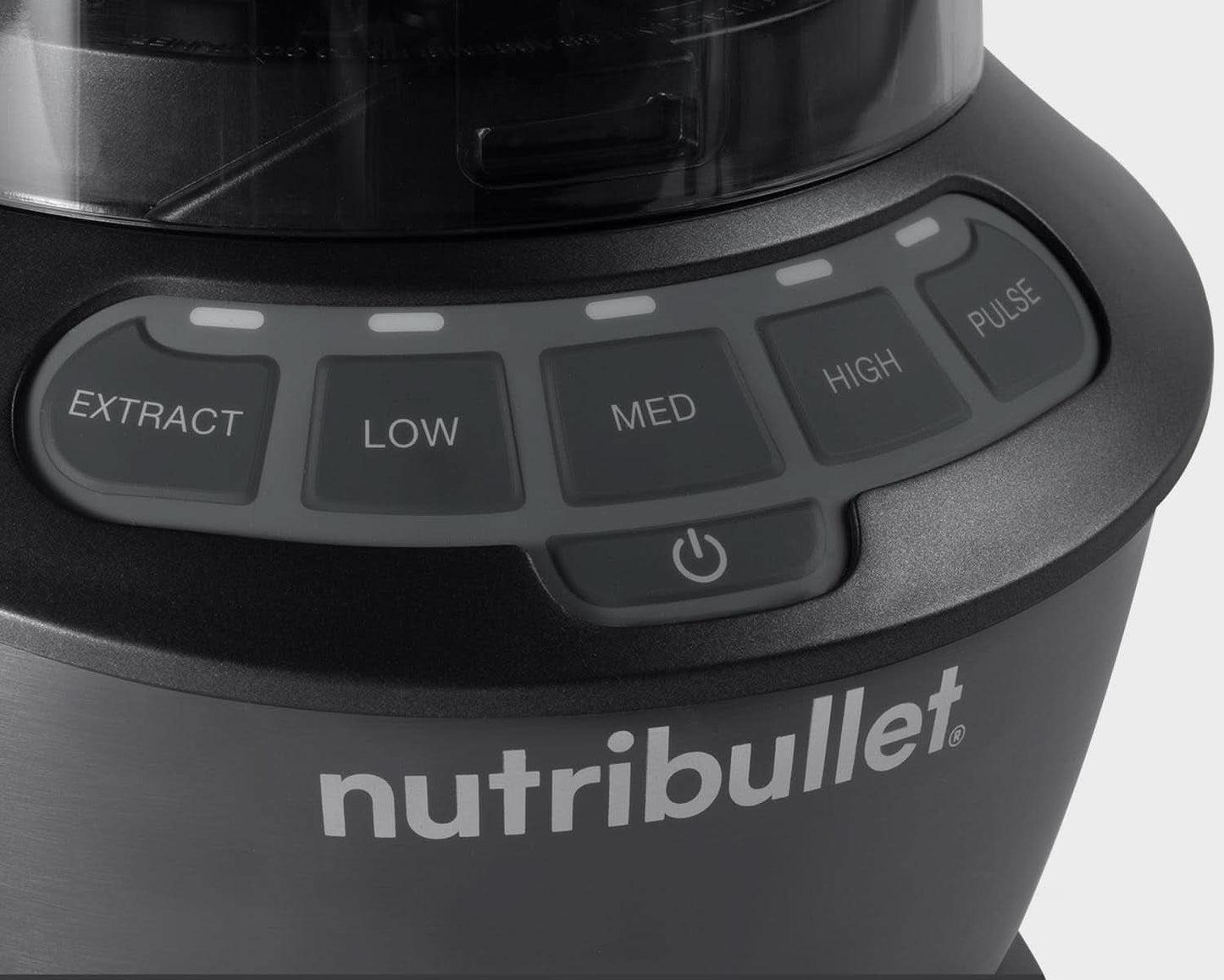 Nutribullet Full Size Blender, Elektrischer Mixer, Multifunkční Stabmixer, Professioneller Mixer, 1000 Watt Leistung, 1,6L Becher, Grau, NBF450DG Kitchen Naty Shop