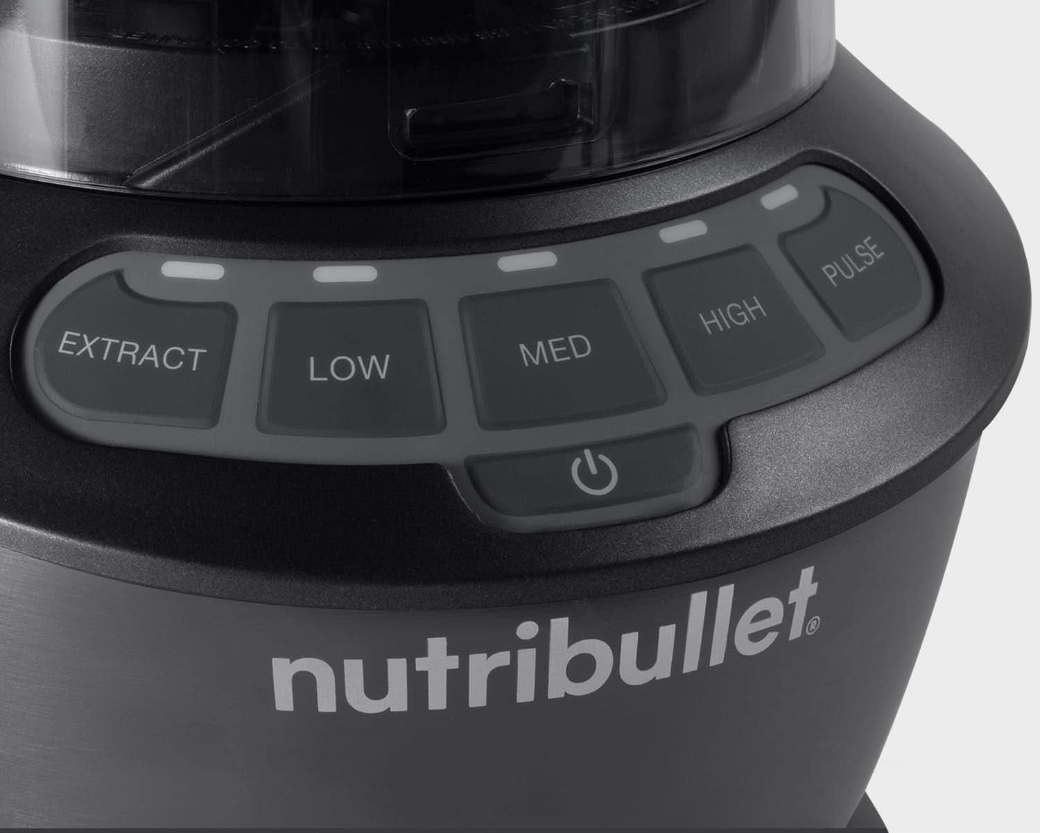 Nutribullet Full Size Blender, Elektrischer Mixer, Multifunkční Stabmixer, Professioneller Mixer, 1000 Watt Leistung, 1,6L Becher, Grau, NBF450DG Kitchen Naty Shop