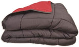 Calgary Povlak na přikrývku Polyester šedý/červený, Polyester, Šedo/červený, 200X140X1 Cm Přikrývky a přikrývky Naty Shop 260X240X1 cm
