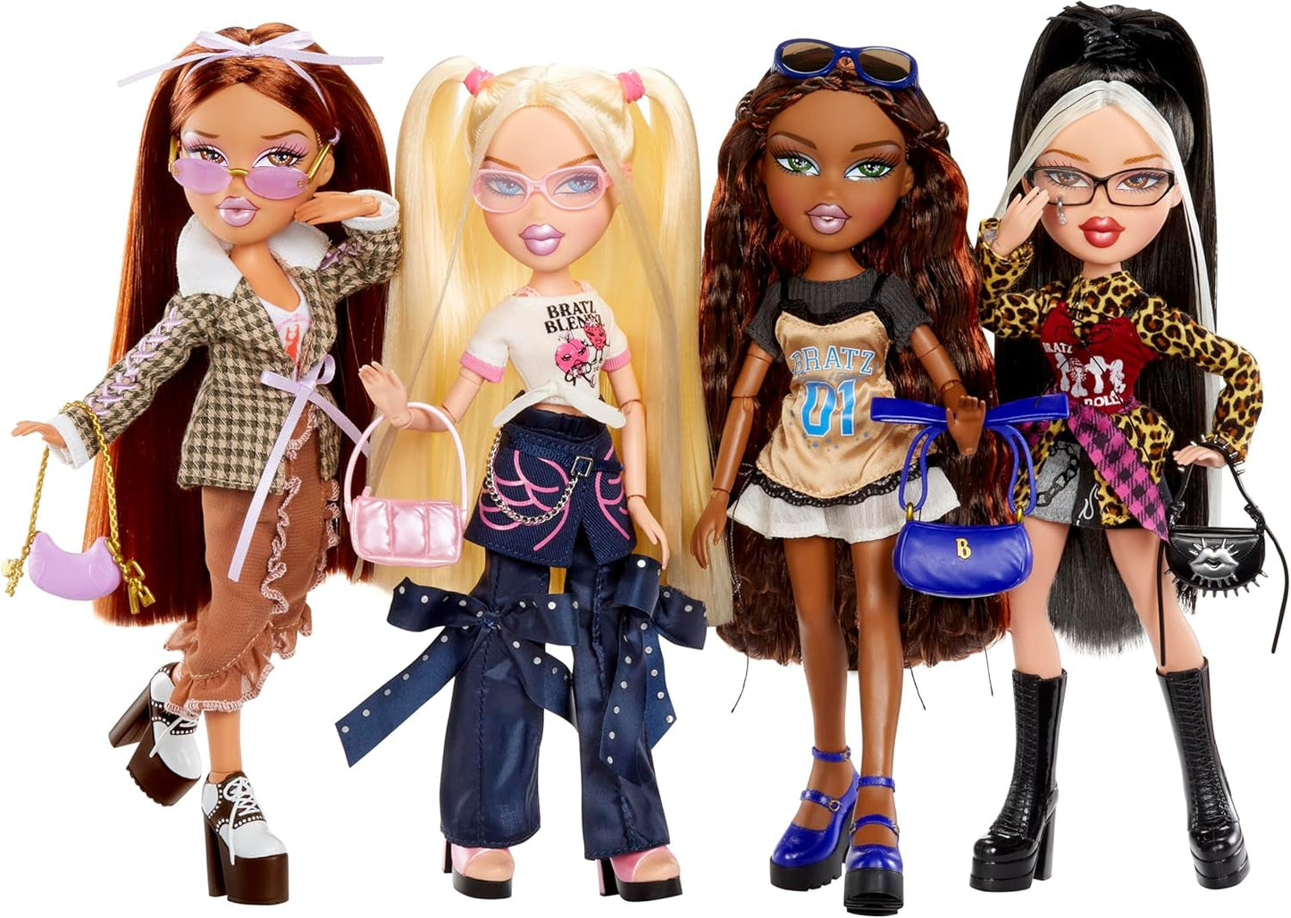 Módní panenka ve stylu trička Bratz Stylin' Jade obsahuje doplňky Roztomilá holčička