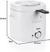 Fritéza Tristar FR-6941 - termostat, 1,5 l, 1000 W, bílá Spotřebiče Naty Shop