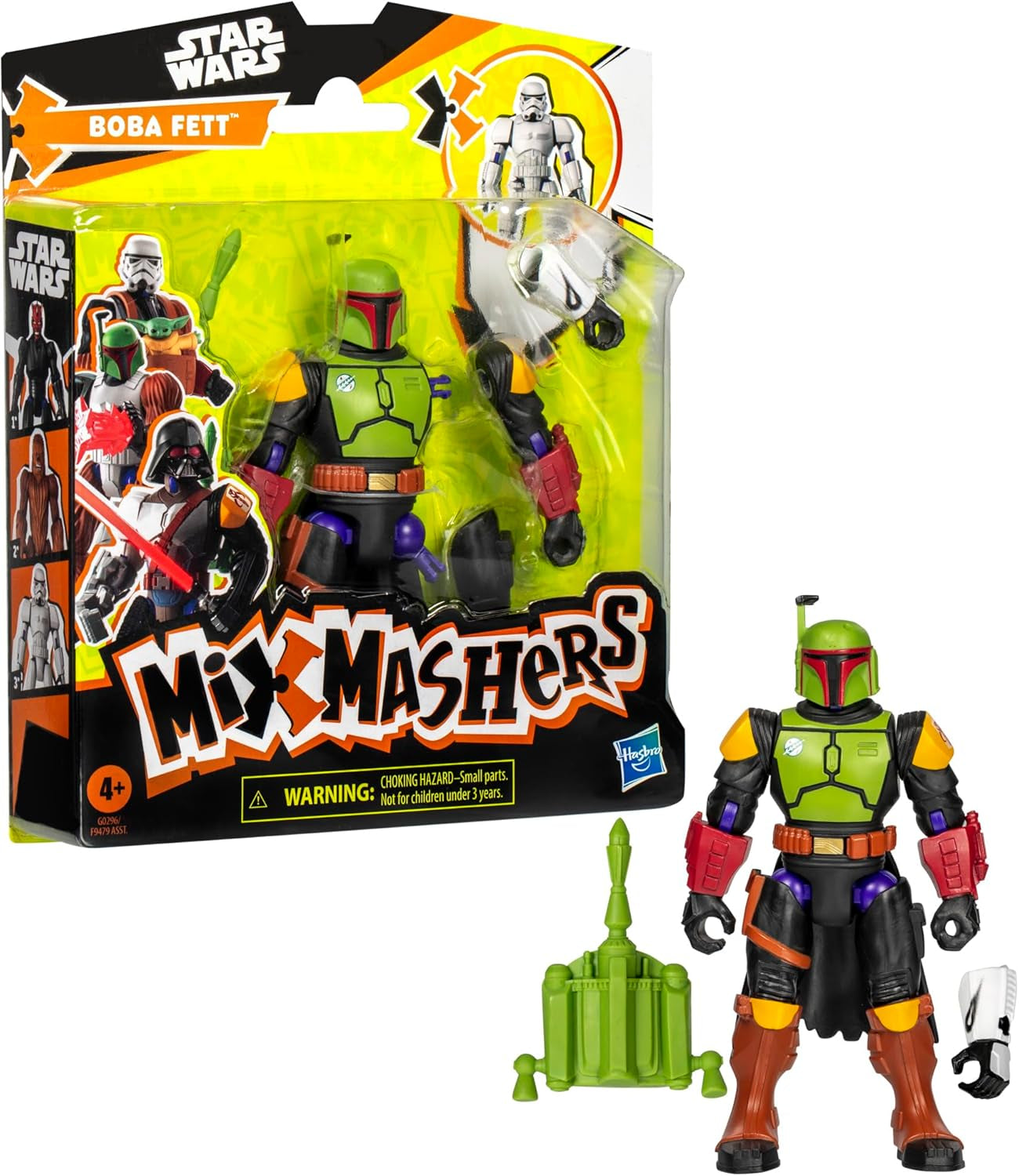 Star Wars Mixmashers Boba Fett Přizpůsobitelné Mix-And-Match akční figurky a příslušenství Akční figurky Naty Shop