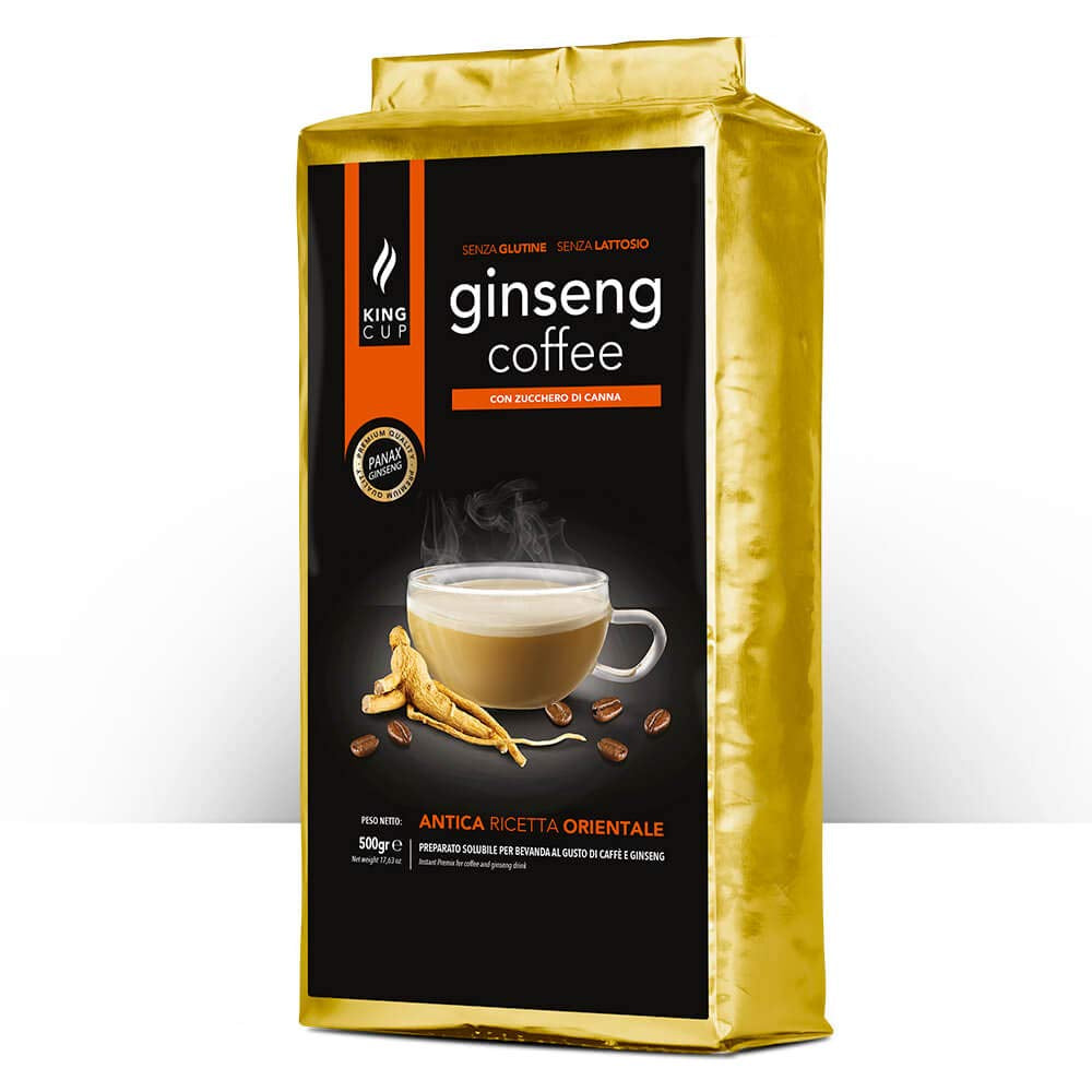 - 1 balení s 500 gr ženšenu s brauner canhrzucker-Löslichem Kaffeepulver zum Süßen, Ideal zum Adden zu Heißem Wasser, Glutenfrei, Laktosefrei und Gentechnikfrei