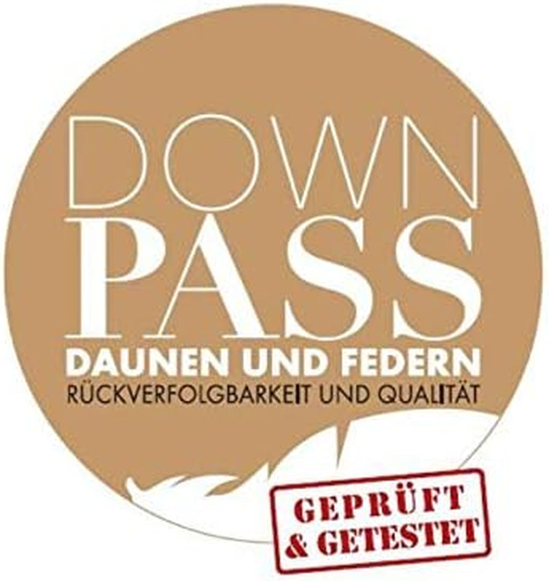 Přikrývka Traumnacht Basic Lehká péřová s novým bílým prachovým peřím (60 %) a peřím (40 %), DIN EN 12934, 135 X 200 Cm, Down Pass a certifikátem Oeko-Tex, vyrobená podle německého standardu kvality Peřiny a přikrývky Naty Shop