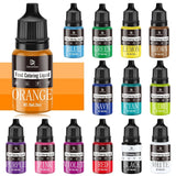 Tekuté potravinářské barvivo, 10 ml Naty Shop 10 ml (sada 14 kusů)