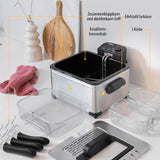Fritéza Tristar, 1 velký koš a 2 malé koše, nastavitelný termostat, chladicí zóna, 5 litrů, 2000 W, FR-6949 Appliances Naty Shop