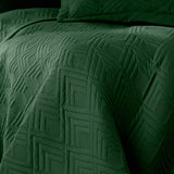 Ameliahome přehoz na postel 170X210 cm oboustranný přehoz na postel Ultrazvukové prošívání Polyester Ofélie tmavě zelená Postele a přikrývky Besuche den AmeliaHome-Store