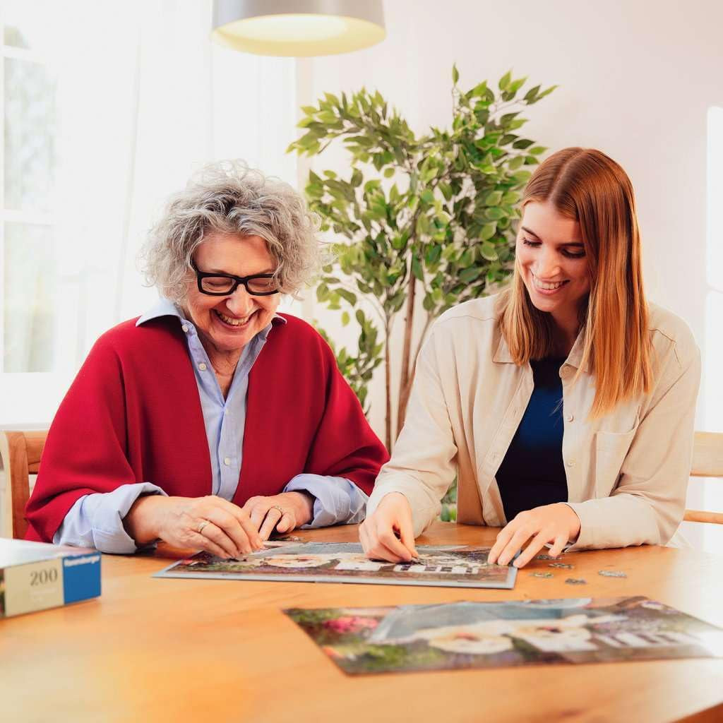 Puzzle Ravensburger 12001369 - Kolibříci a motýli - 200dílné puzzle pro starší a seniory s většími dílky, uchopením, velkou obrázkovou šablonou a základní puzzle puzzle Naty Shop