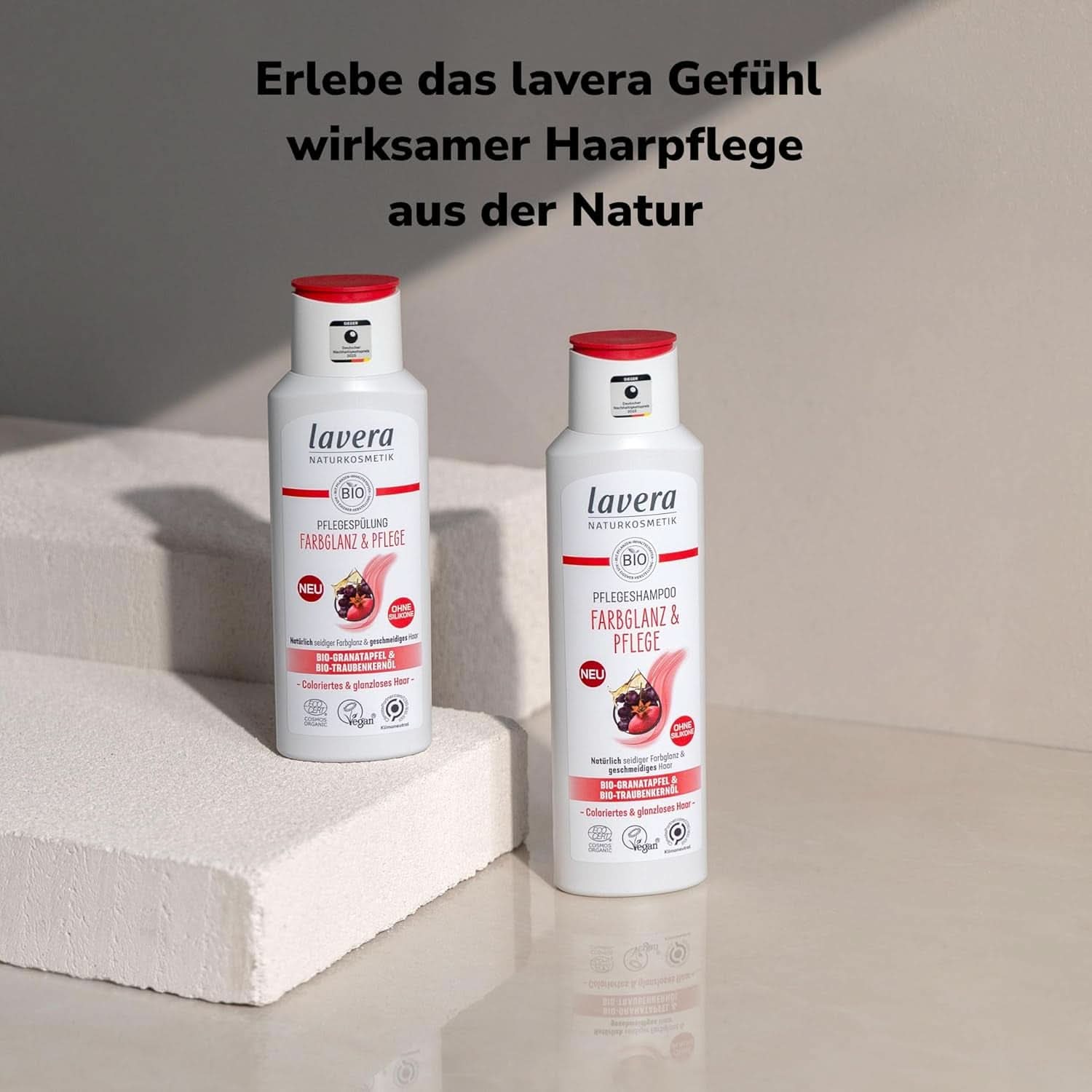 Lavera Care Shampoo Color Shine & Care, vegan, 250 ml Sprcha a vana Naty Shop