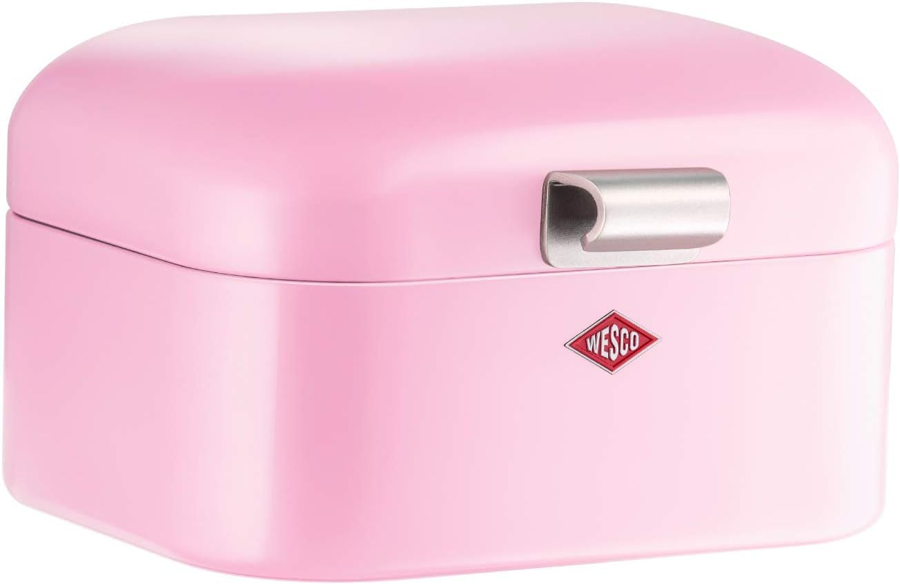 Wesco 235 001 Mini Grandy košík na chléb 17 x 18 x 12 cm (D/Š/V) růžový, nerez Dózy na potraviny Naty Shop Pink