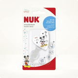 NUK řetízek a klip na dudlík | pro kroužky na dudlík | Robustní a odolný proti rozbití | Disney Mickey Mouse