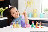 Malá panenka Mattel Disney Princess Royal Color Reveal se 6 překvapeními, včetně vonného prstenu a 4 doplňků (panenky se mohou lišit), série Garden Party HRN63