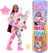 Panenka Barbie Cutie Reveal a doplňky, plyšový kostým batikovaného zajíčka a 10 překvapení měnících barvu, řada Color Dream, HRK38 Naty Shop Dolls Batikovaní zajíčci