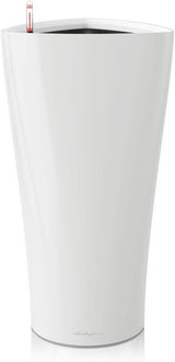 LECHUZA DELTA Premium 30 lesklá bílá 15500