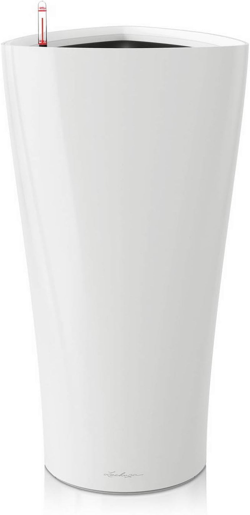 LECHUZA DELTA Premium 30 lesklá bílá 15500