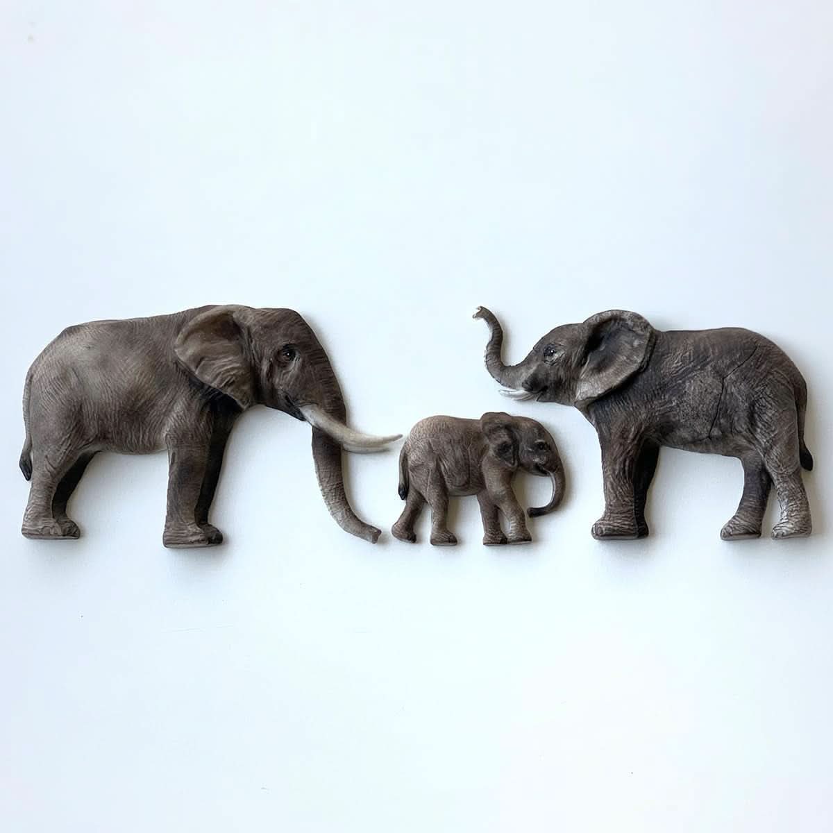 Katy Sue, Silikonové formy Family of Elephants Kitchen Naty Shop