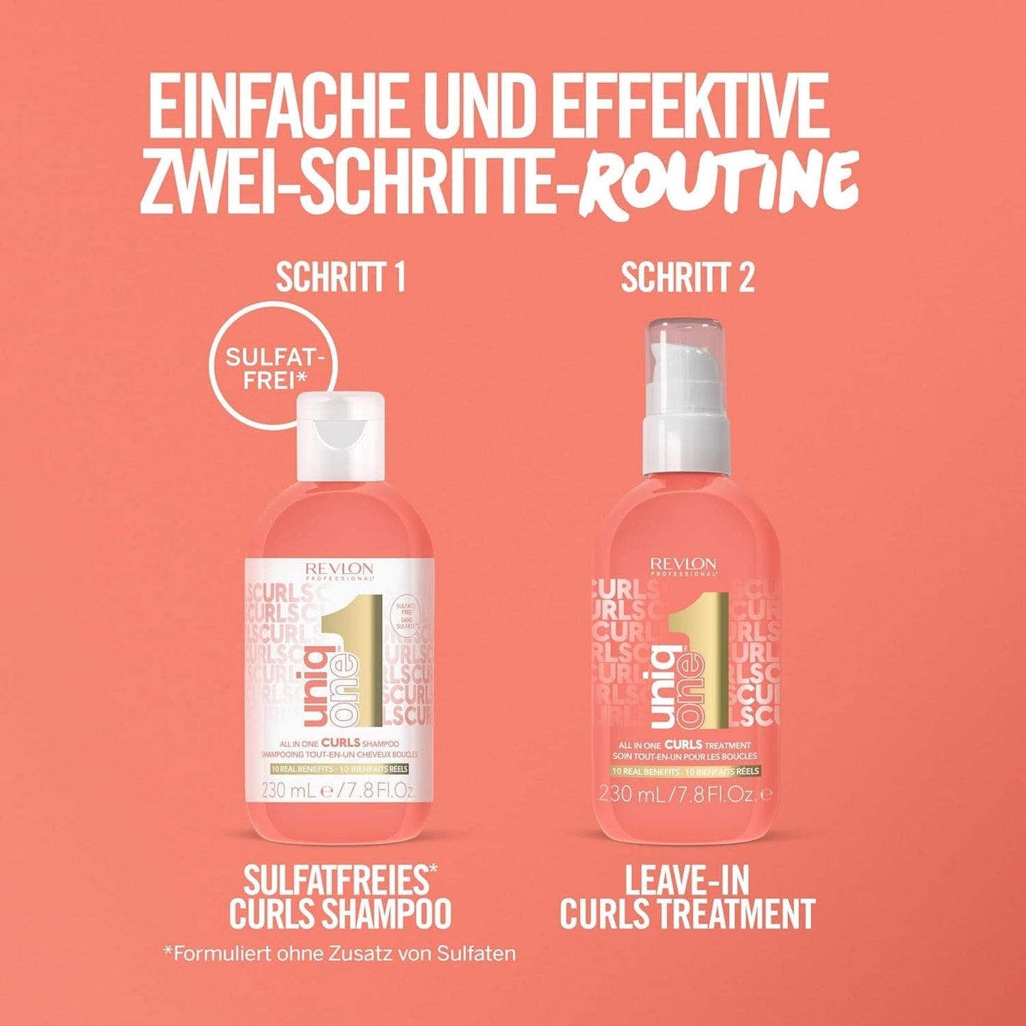Revlon Professional UniqOne™ ošetření kudrlinek vše v jednom 230 ml Naty Shop sprcha a vana