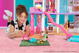 Dům snů Barbie (114 cm), 3patrový domeček pro panenky, bazén, skluzavka, výtah pro invalidní vozíky, 75 doplňků, panenky, vhodné jako dárek pro děti od 3 let, GRG93