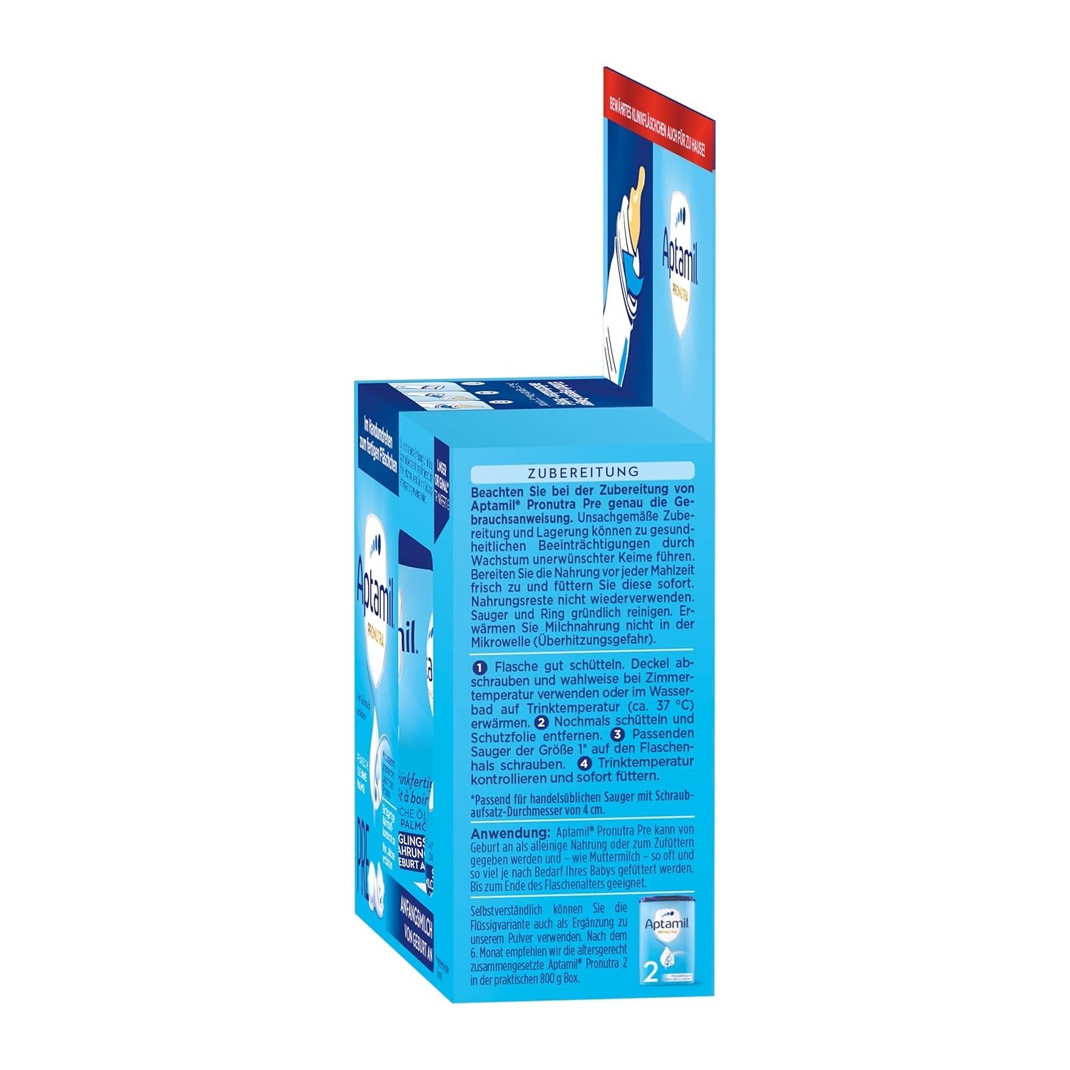 Aptamil Pronutra-ADVANCE PRE, pitný, 4x2x90ml (Packung mit 4)