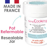 Scrapcooking, práškové potravinářské barvivo, pastelová modrá, 5 gramů Naty Shop