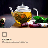 Feelino Elegant 6dílná smíšená krabička - Feelino White Tea Flowers v nádherné ochutnávkové a dárkové krabičce se 6 různými bílými čajovými růžemi, jednotlivě vakuově balené, balení 1 kus
