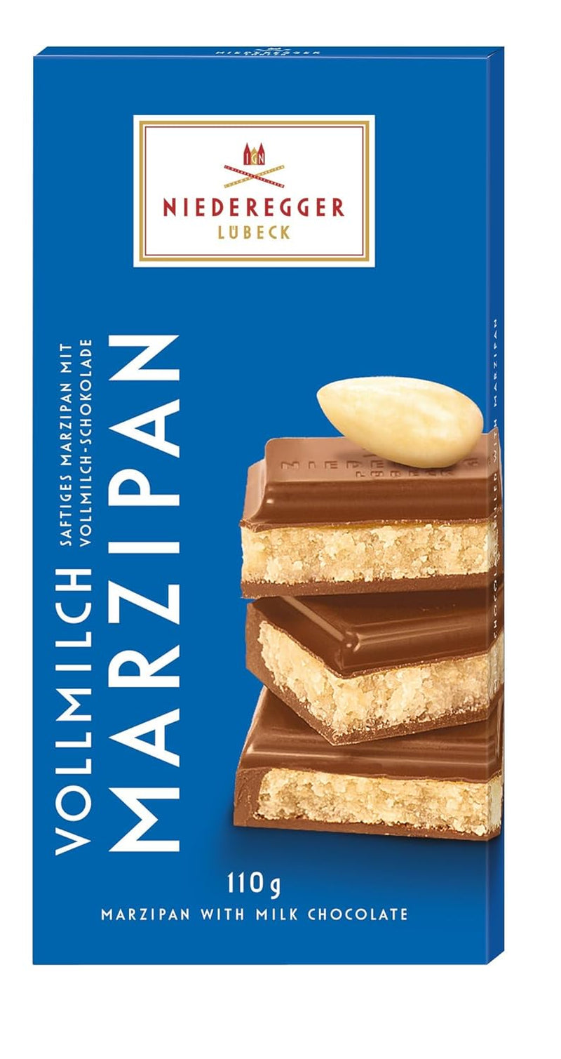Niederegger marcipánová tyčinka, mléčná čokoláda, (110 g)