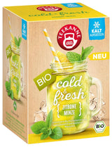 Teekanne Cold & Fresh BIO 4Er Mix - S novými odrůdami citron-máta, broskev-maracuja, pomeranč-rozmarýn, grapefruit-máta-zázvor (4 X 45G)