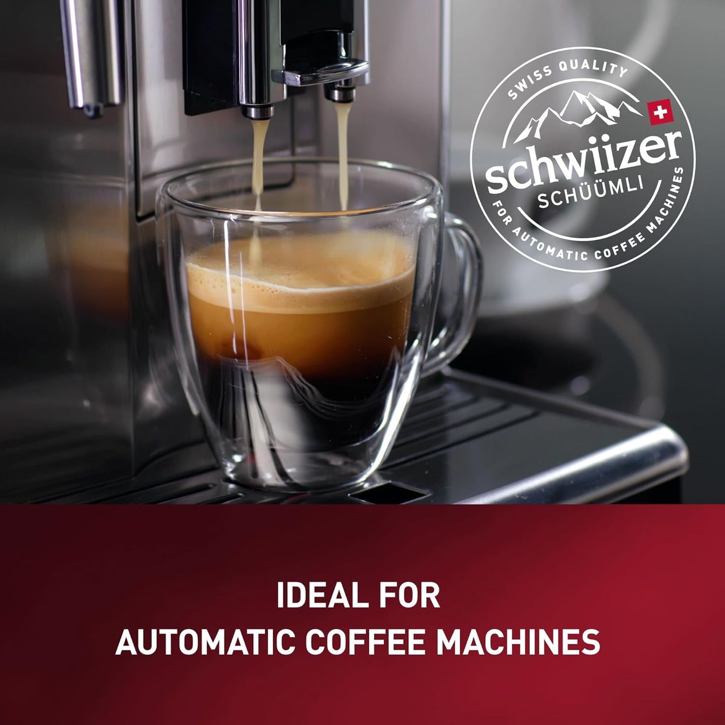 Schwiizer Schüümli Intenso, kávová zrna Arabica/Robusta, plná a intenzivní, ideální pro automatické espresso stroje, síla 4/5, středně pražení, Rainforest Alliance, 1 kg