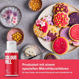 Color Mill Liquid Food Coloring Set - 5 x 20 ml na olejové bázi (černá, růžová, fialová, červená a modrá) - odolná proti UV záření - ideální na pečení a jako poleva na dorty, muffiny a ozdoby dortů