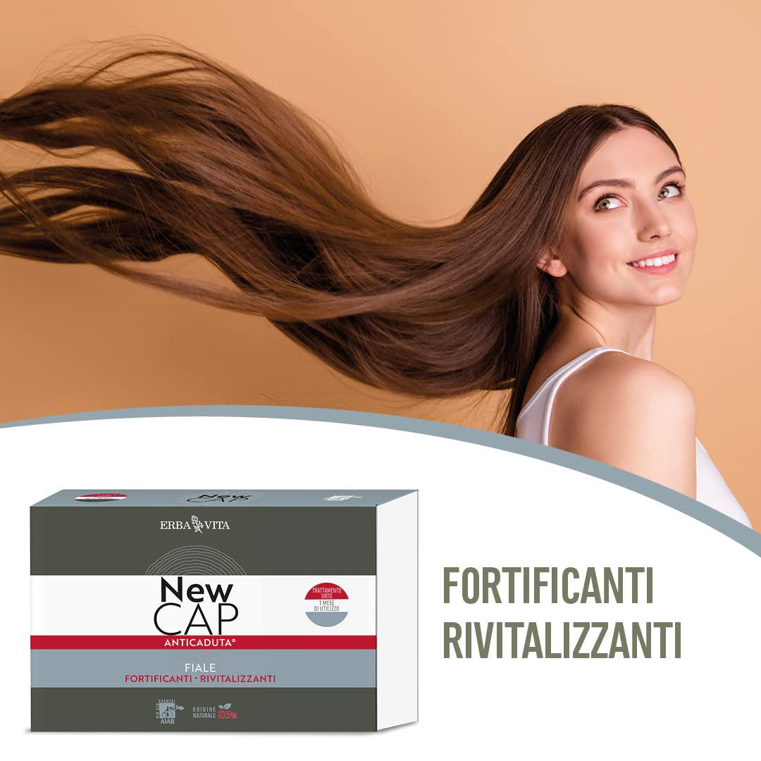 Newcap Anti-Fall Ampoules Kosmetický přípravek pro slabé vlasy, 12 ampulí Péče o vlasy Naty Shop