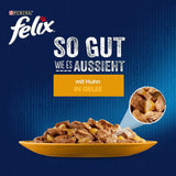 Felix tak dobře, jak vypadá Mokré krmivo pro kočky v želé s kuřecím masem, balení 26 ks (26 x 85 g)