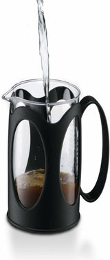 Kávovar Bodum Kenya – 1l / 8 šálků – Ruční French Press Borosilikátové sklo a nerezová ocel – Vhodné do myčky – Vyrobeno v Portugalsku