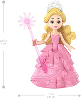 Mattel Universal Pictures Evil Glinda plovoucí bublina, minipanenka Glinda a herní sada inspirovaná filmem, JFM25, [vícebarevné]