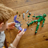 LEGO Marvel figurka zeleného skřítka, pohyblivá stavebnice Super padouch pro děti 8+, chlapci a dívky, vesmírná sada Spider-Man s posuvníky a dýňovými bombami, nápad na dárek pro superhrdinu 76284 Stavebnice Besuche den LEGO-Store