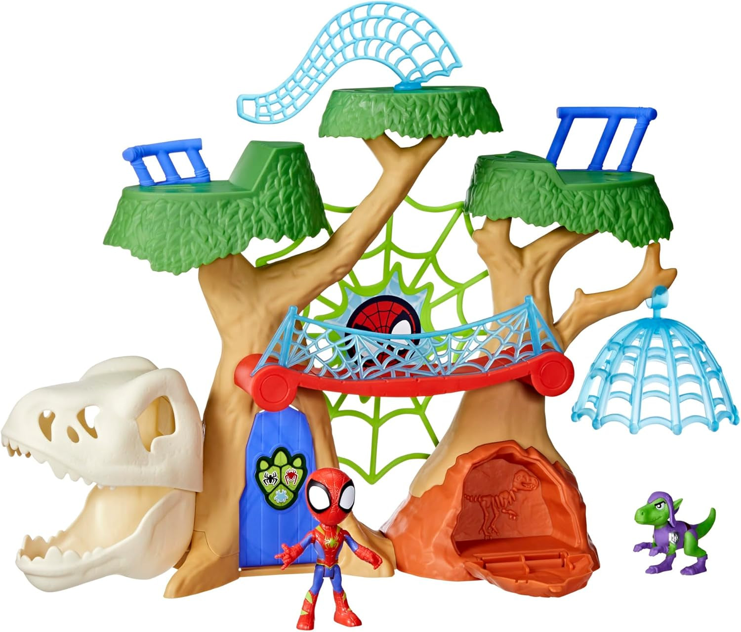 Marvel Spidey a jeho super přátelé Dino Treehouse Superhrdina Herní sada Akční figurky Naty Shop Výchozí název