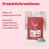 od Amazon Klassische Kaffeepads aus 100% Arabica, geeignet für Senseo-Maschinen, 36 Stück (1 Packung mit 36 ​​​​Stück) – Rainforest Alliance-zertifiziert